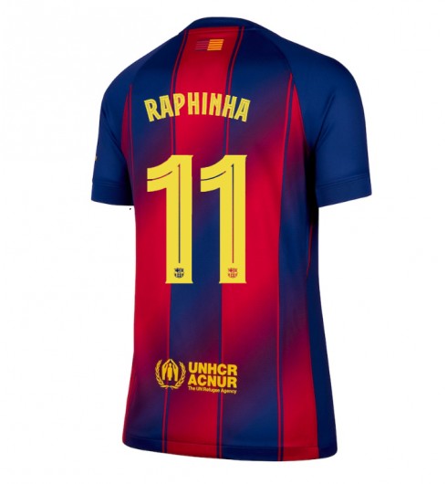 Barcelona Raphinha Belloli #11 Domácí Dres pro Dámské 2025-26 Krátký Rukáv Barcelona Raphinha Belloli #11 Domácí Dres pro Dámské 2025-26 Krátký Rukáv